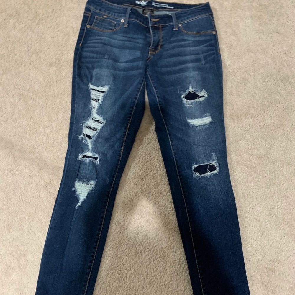 2 pair Mossimo mid rise Skinny jeans